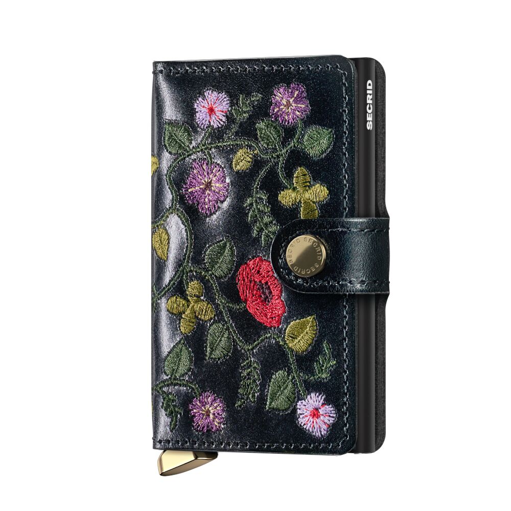 ミニウォレット(MSt Stich Floral Black)│SECRID(シークリッド/セクリッド)