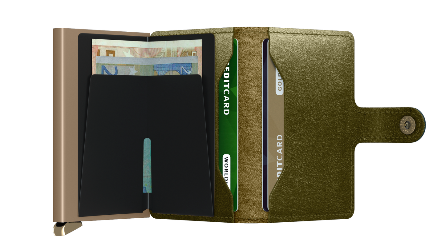 プレミアムミニウォレット(Dusk / オリーブ)│SECRID(シークリッド/セクリッド)